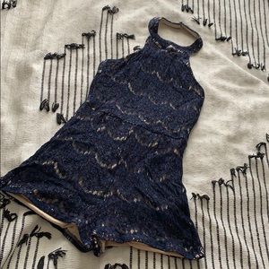 WORN ONCE LACE BACKLESS ROMPER